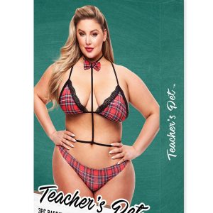Trzyczęściowy zestaw Teachers Pet Baddie Schoolgirl