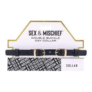 SEX AND MISCHIEF DOUBLE BUCKLE DAY COLLAR