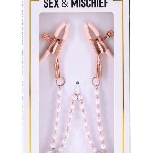 PEACHES ‘N CREAME PEARL NIPPLE CLAMPS