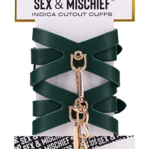 SPORTSHEETS INDICA CUTOUT CUFFS