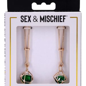 SPORTSHEETS INDICA CRYSTAL NIPPLE CLIPS