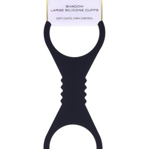 SPORTSHEETS SHADOW LARGE SILICONE CUFFS