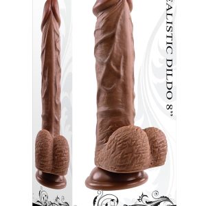 EVOLVED REALISTIC DILDO, DARK 20.3 cm