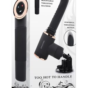 Czarny wbijający wibrator Evolved Too Hot To Handle