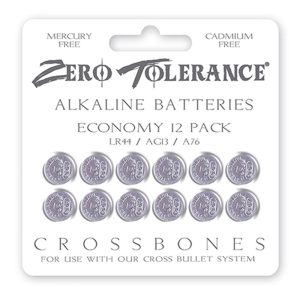 ZERO TOLERANCE ALKALINE BATTERIES - ECONOMY 12 PACK