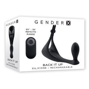 Wibrująca wtyczka analna Gender X Back It Up