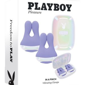 PLAYBOY NIPPLE CLAMPS IN A PINCH PURPLE