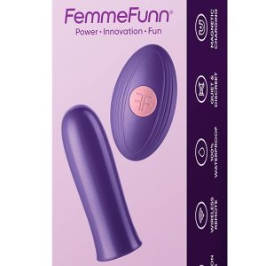 FEMMEFUNN VERSA BULLET WITH REMOTE DARK PURPLE