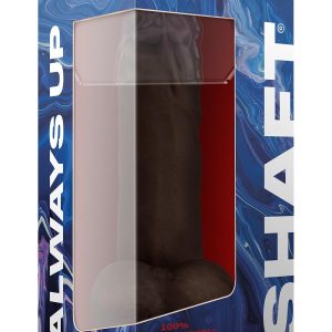 Realistyczne dildo z wibracjami i jądrami Shaft Model C 8.5 inch z płynnym silikonem Mahogany