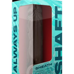 Silikonowa nakładka na penisa Shaft Sheath Model F 6.9 inch Mahogany