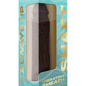 Wibrująca nakładka na penisa Shaft Sheath Rozmiar 1 Mahogany