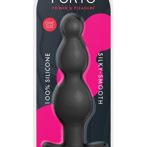 FORTO F-52 CONE BEADS BLACK