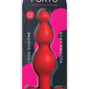 FORTO F-52 CONE BEADS RED