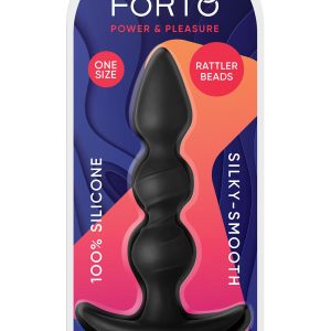 FORTO F-42R RATTLER SPIRAL BEADS BLACK