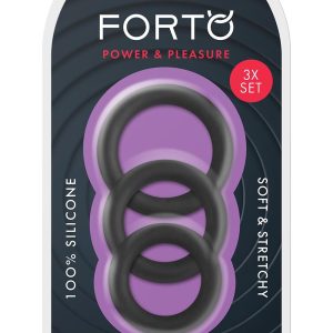FORTO F-61 3 PIECE C-RING SET BLACK