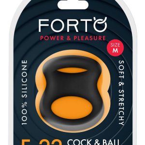 FORTO F-22 D RING MEDIUM BLACK