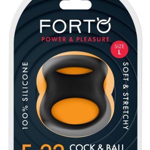 FORTO F-22 D RING LARGE BLACK