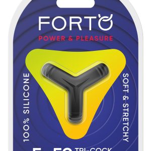 FORTO F-59 TRI COCK AND BALL RING BLACK