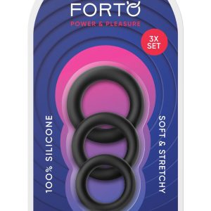 FORTO F-39 TRIO COCKRING SET BLACK