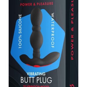 FORTO VIBRATING ANAL PLUG BLACK