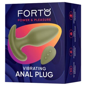 FORTO VIBRATING ANAL PLUG GREEN
