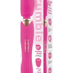 BODYWAND RUMBLE WAND 12 INCH HOT PINK