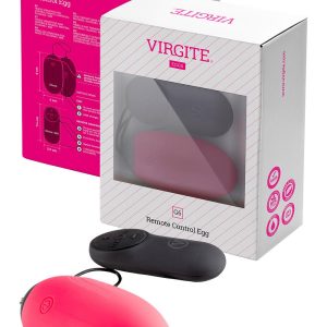 VIRGITE G6 RECHARGEABLE EGG AND REMOTE G6 PINK