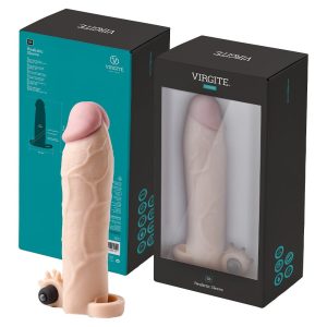 VIRGITE S6 REALISTIC VIBRATING PENIS SLEEVE S6 21 CM FLESH