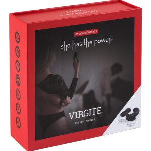 VIRGITE  PROSTATIC VIBRATOR WITH REMOTE CONTROL BLACK