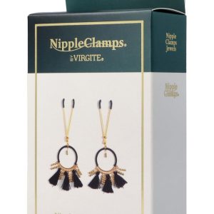 VIRGITE NIPPLE CLAMPS WITH FEATHERS