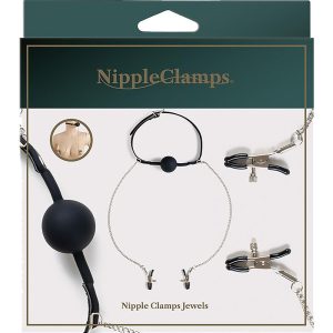 VIRGITE NIPPLE CLAMPS WITH MOUTH GAG