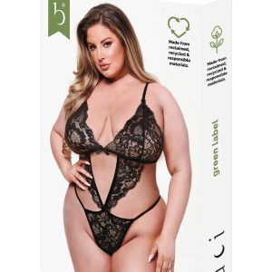 BACI ECO STRAPPY TEDDY BLACK, QS
