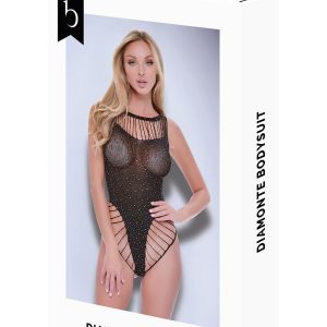 BACI DIAMONTE BODYSUIT BLACK, OS
