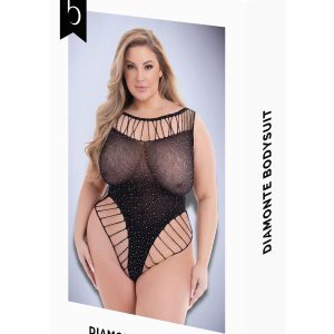 BACI DIAMONTE BODYSUIT BLACK, QS