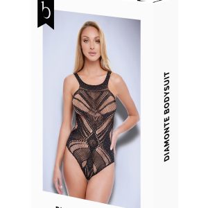 BACI DIAMONTE BODYSUIT BLACK, OS