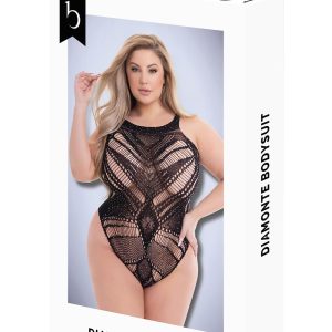 BACI DIAMONTE BODYSUIT BLACK, QS