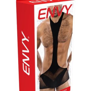 ENVY STEALTH SLING BODYSUIT BLACK, OS