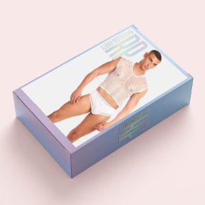 Trzyczęściowy zestaw Rainbow Party Net Flex - Niebieski, S/M